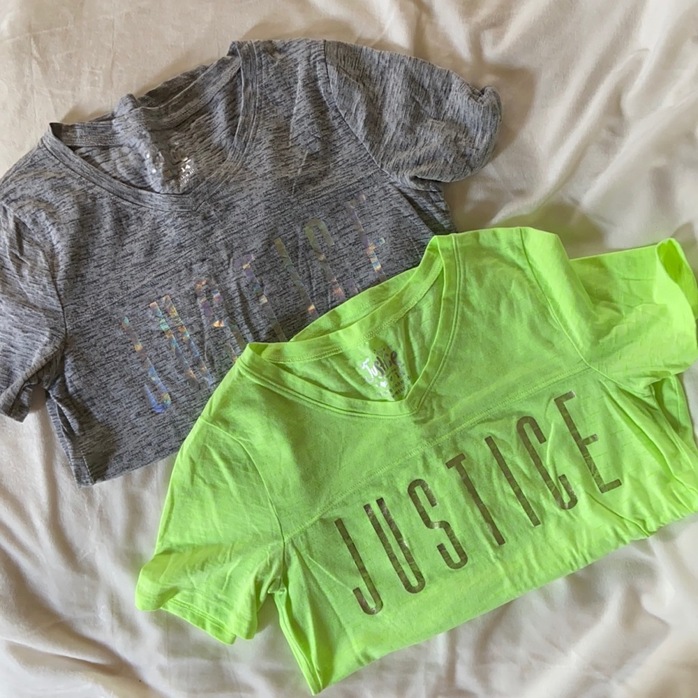 🎀GIRLS🎀 2 Justice tees
